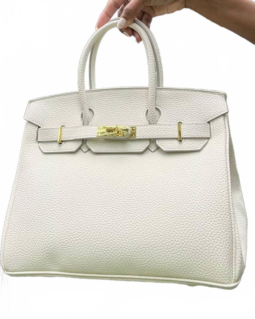 NEW NEW YORK CLASSICS women's society tote bag in white